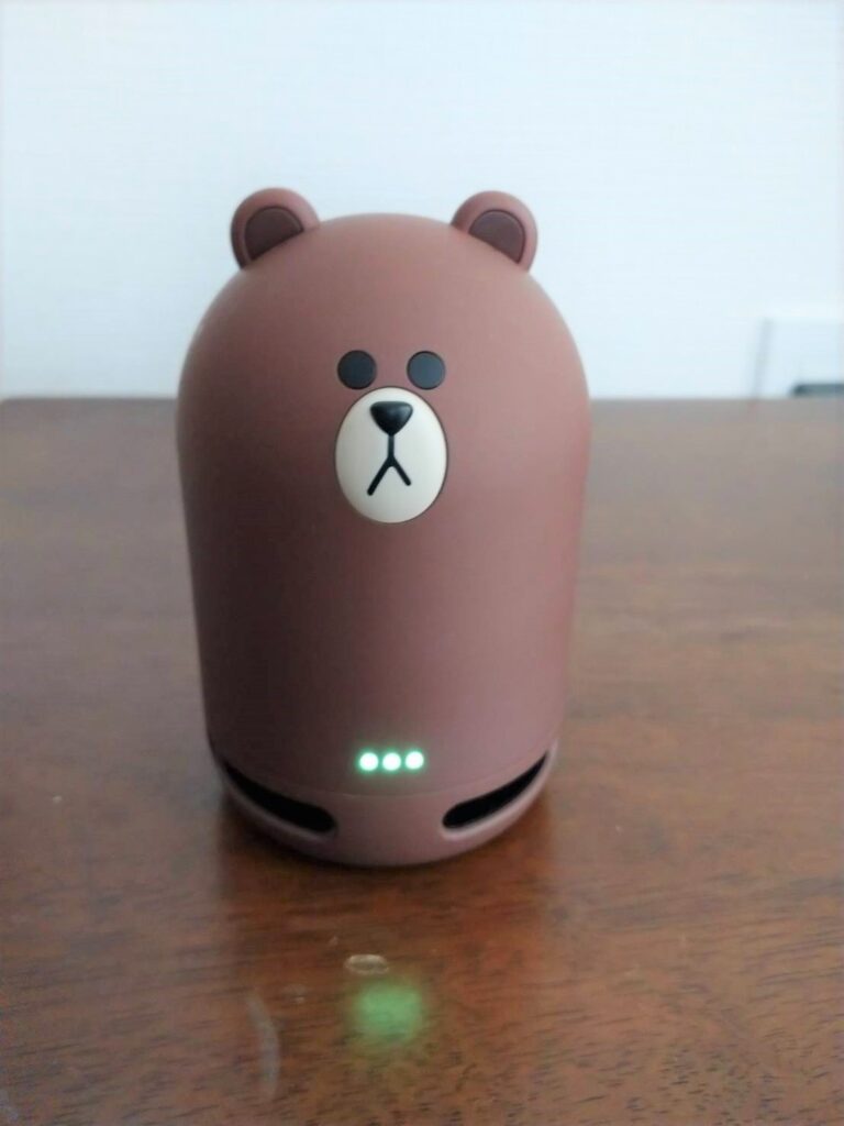 利用者さんの部屋のクマ